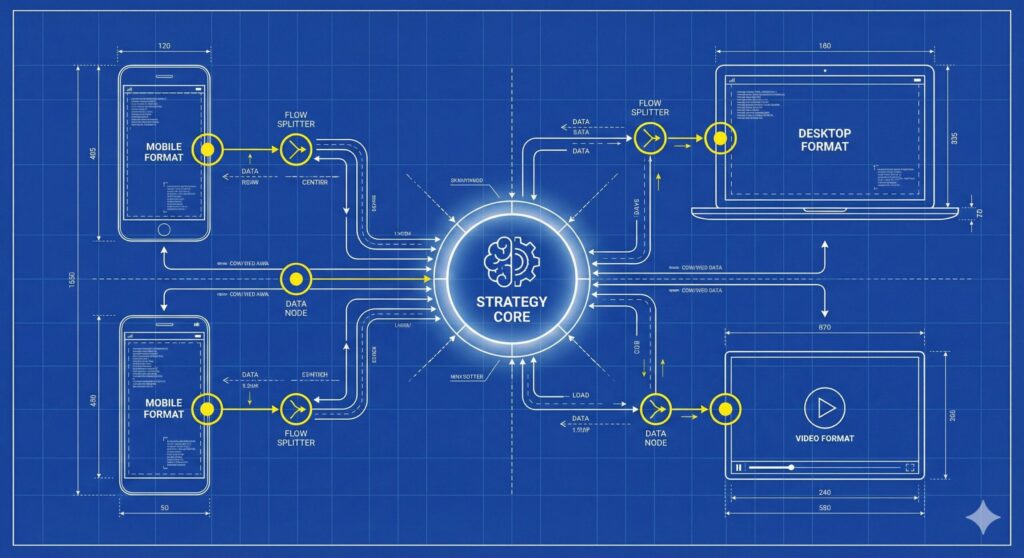 Architecture d'une copy strategy digitale multi-canal