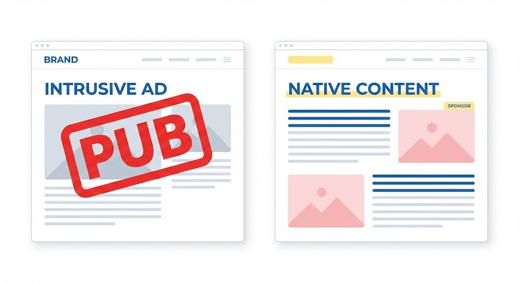 Comparaison entre article sponsorisé et publirédactionnel