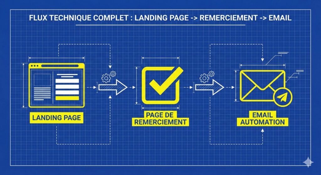 Architecture technique d'un tunnel de capture de leads