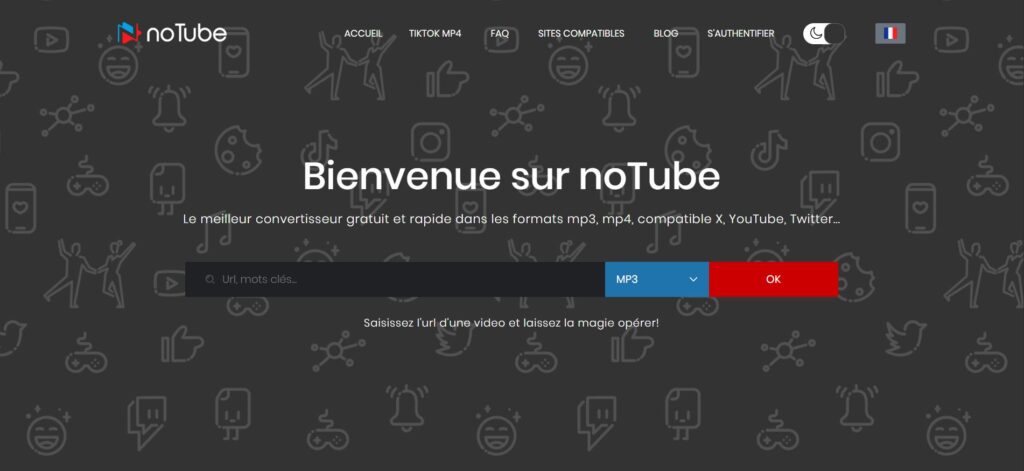 noTube site officiel