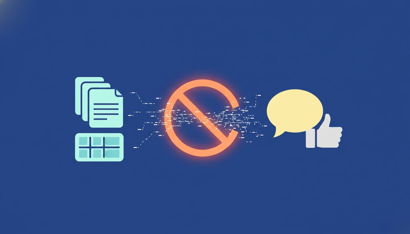 Impossible de coller les données de votre organisation