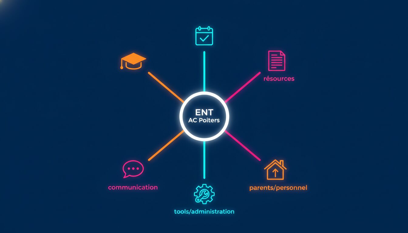 Guide de l'ENT AC Poitiers : Connexion et Fonctionnalités